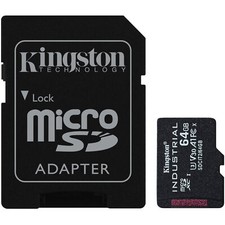 64GB Kingston Technology Industrial UHS-I Class 10 Micro SDXC Memory Card