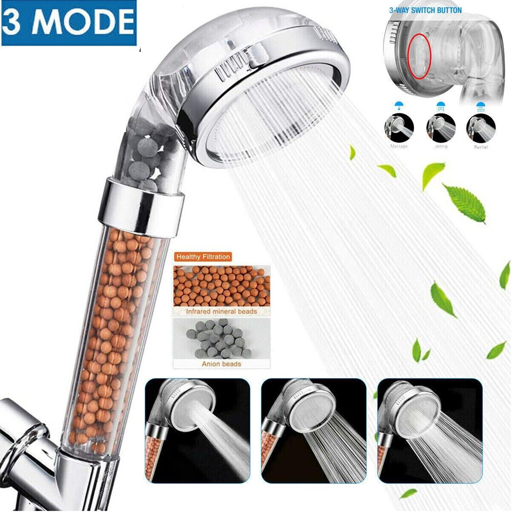 Duschkopf wassersparend mit Filter und extra Paket Filtersteine