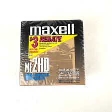 Maxell High Density Computer Floppy Disks 10 Pack MF 2HD Factory Sealed