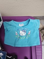 Build A Bear Workshop Hello Kitty Shirt. Blue..Pre-owned.