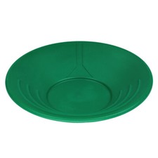 Green Plastic Gold Pan 14"   Lightweight Gold Panning Tool with Riffles