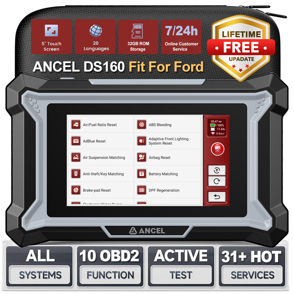 ANCEL DS160 for Ford All System Bidirectional Scanner OBD2
