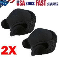 2PCS Fishing Reel Bag Protective Cover Baitcasting Trolling Pouch Protectors NEW