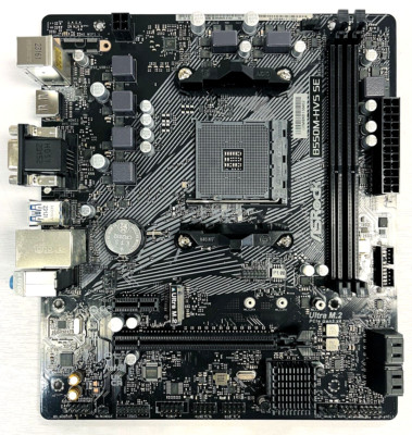 AsRock B550M-HVS SE DDR4 Motherboard - For Parts, Not Working
