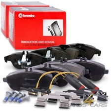 BREMBO BREMSBELÄGE+KONTAKT VORNE+HINTEN FÜR MERCEDES C-KLASSE W204 E-KLASSE C207