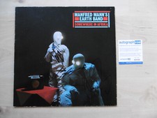 Manfred Mann's Earth Band autograph signed LP cover "Somewhere" vinyl ACOA