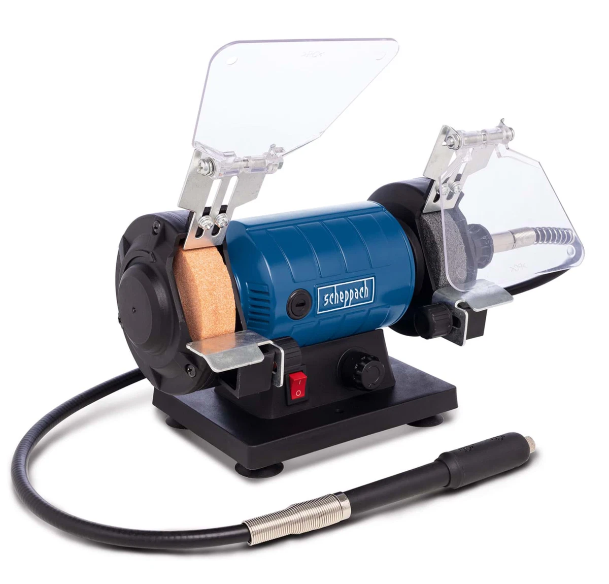 SCHEPPACH HG35 BENCH GRINDER WITH FLEXIBLE SHAFT