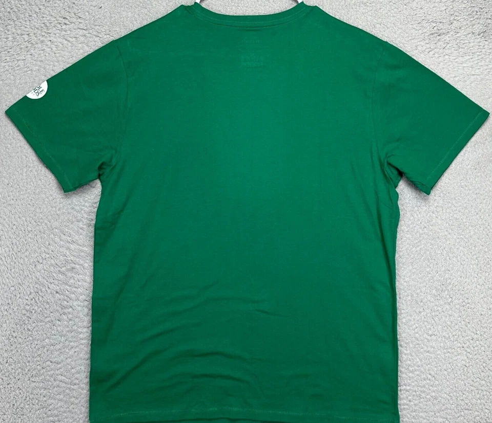 Camisa Whole Foods Market Unisex Mediana Verde Algodón Orgánico Camiseta Loomstate Foto 3 de 4