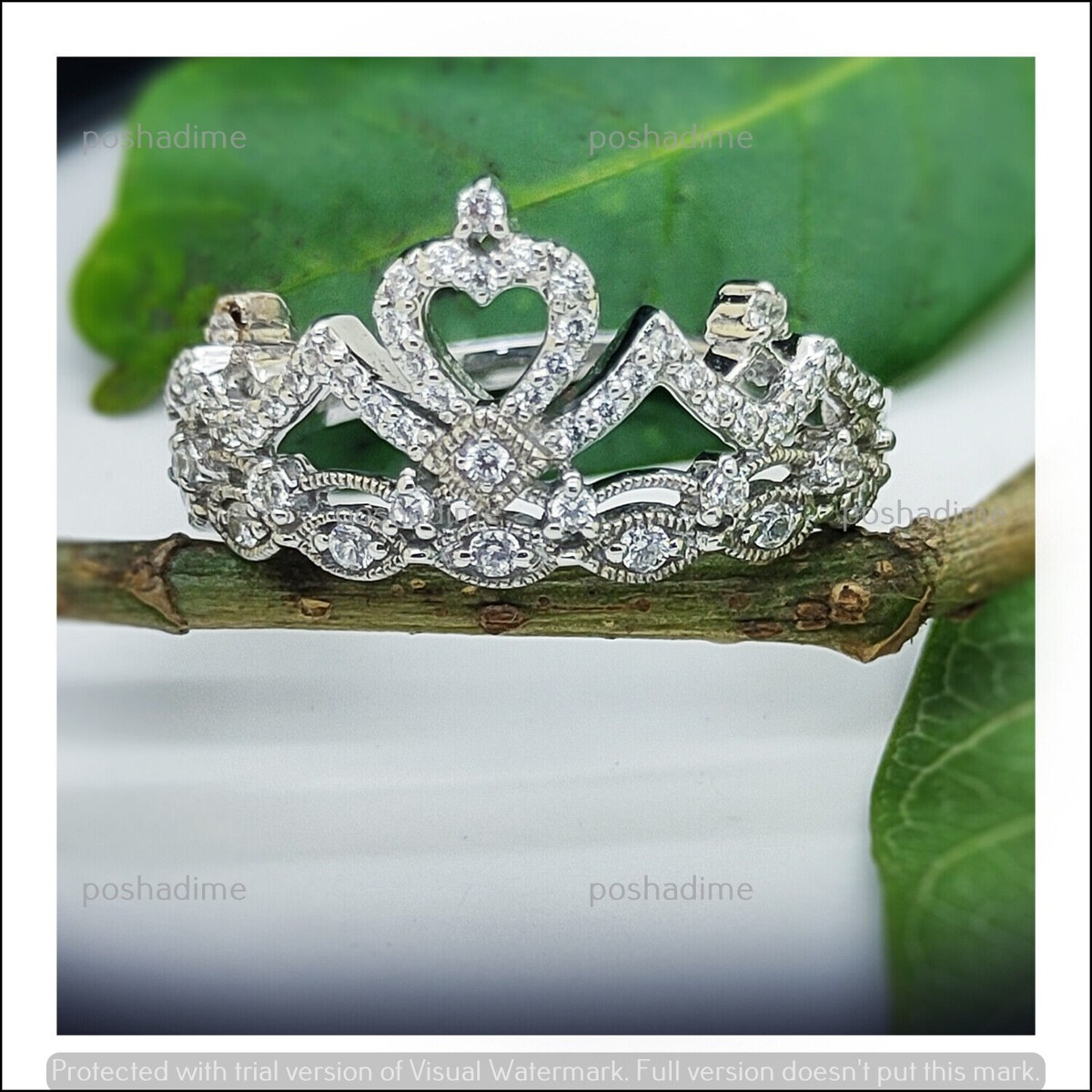 LADIES NECKLACE 0.35CT ROUND DIAMOND 10K WHITE GOLD LADIES NECKLACE 0.35CT ROUND DIAMOND 10K WHITE GOLD