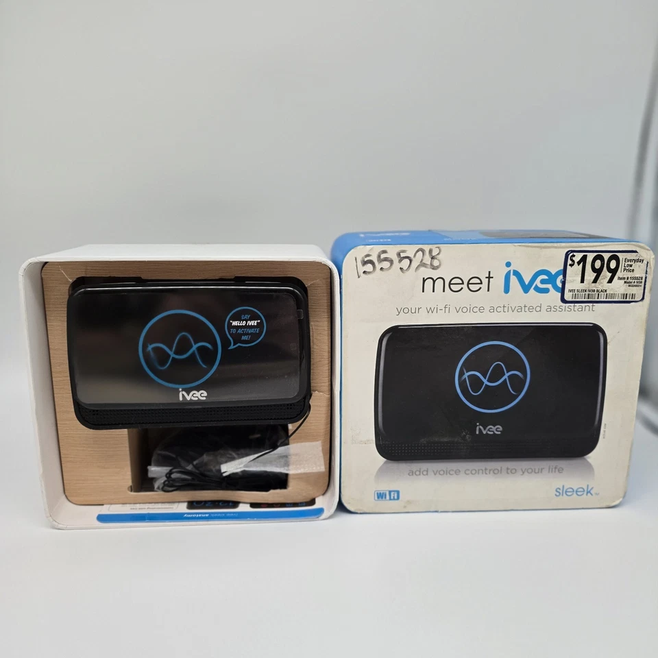 IVEE Sleek Your Wi-Fi Voice Activated Assistant Black - Image 2 of 4