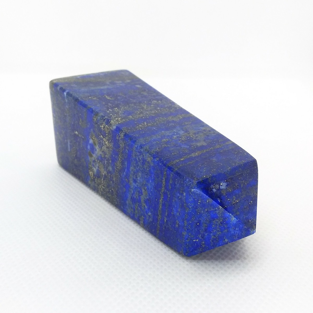 Lapis Lazuli, point, tower, 3 3/8 inch, specimen, blue, gold