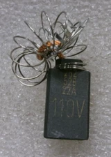 BRUSH REPLACEMENT 262 528 22A 110V TAR072075N LOT OF (2) TWO  #252K