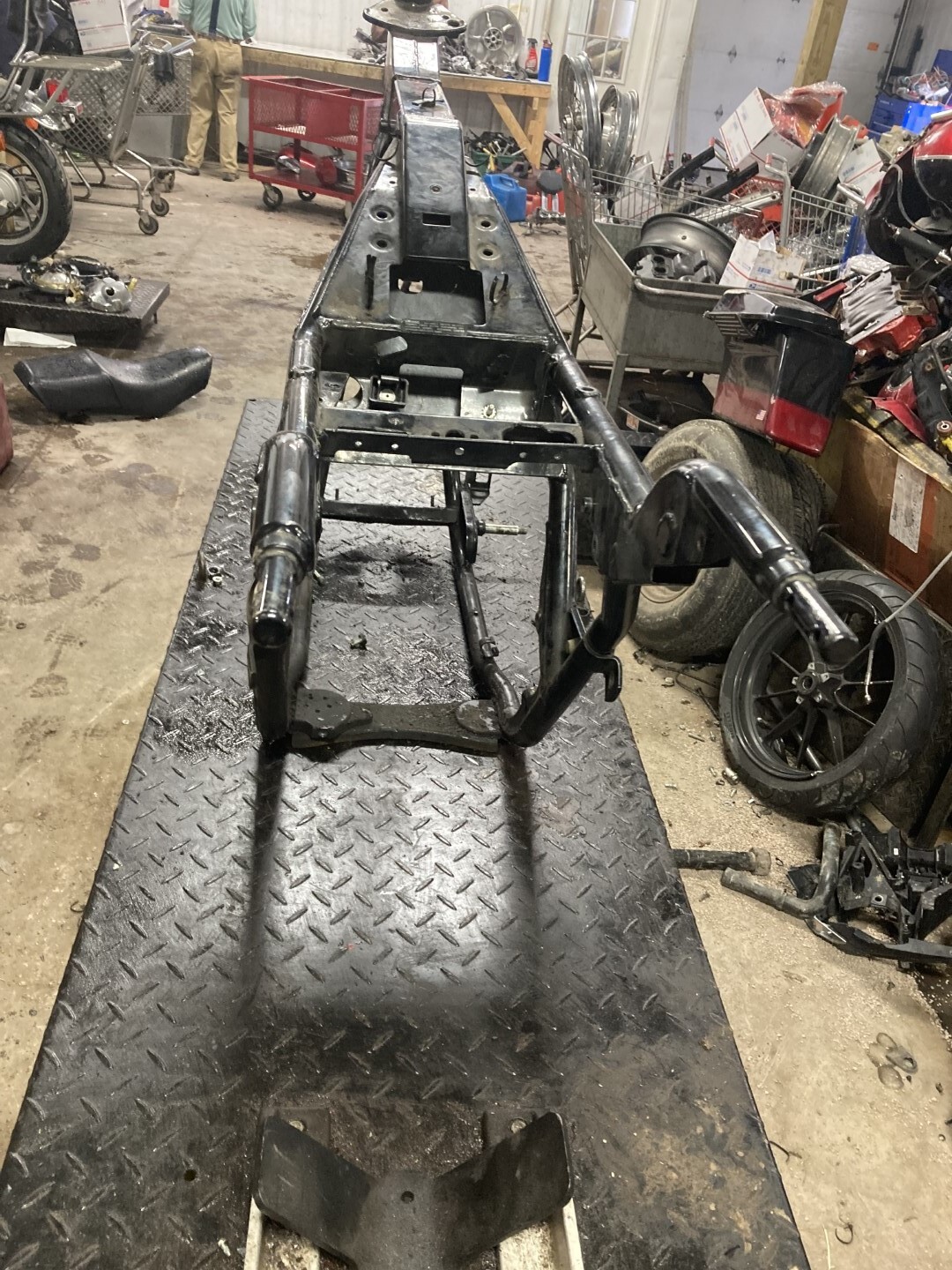 03 Harley Davidson FLHRI Road King frame chassis eBay