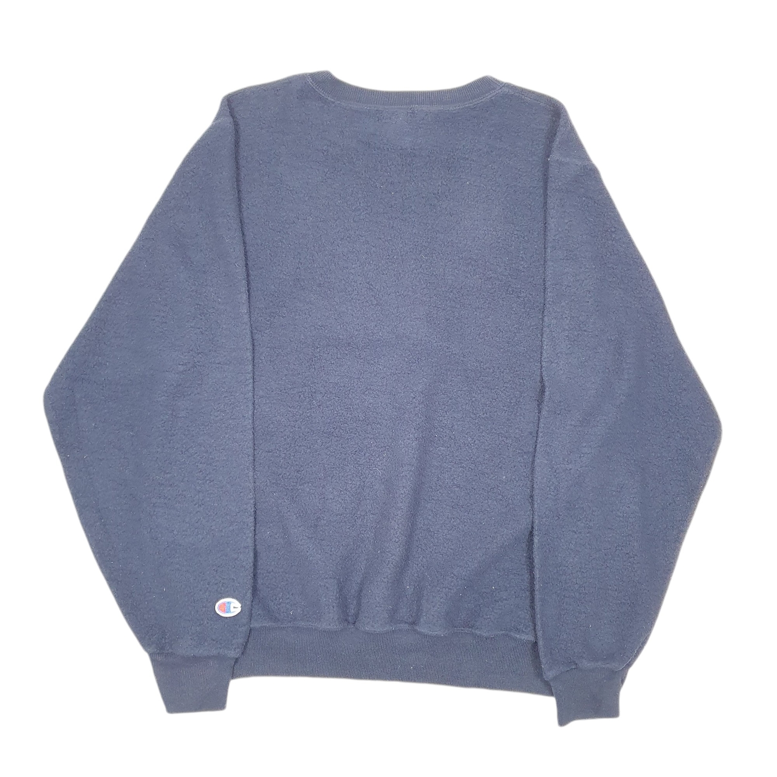 CHAMPION Crewneck Vintage Script 90s Inside Out Jumper Sweatshirt Mens S image 3