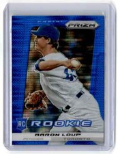 2013 Panini Prizm Blue Pulsar Aaron Loup RC Toronto Blue Jays #258
