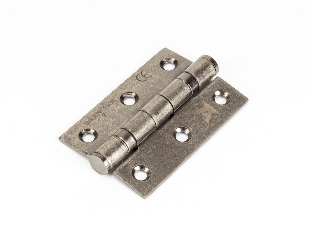 From The Anvil 90026 Pewter 3"" Ball Bearing Butt Hinge (Pair) ss