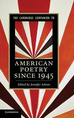 The Cambridge Companion to American Poetry since 1945 Ashton Hardback
