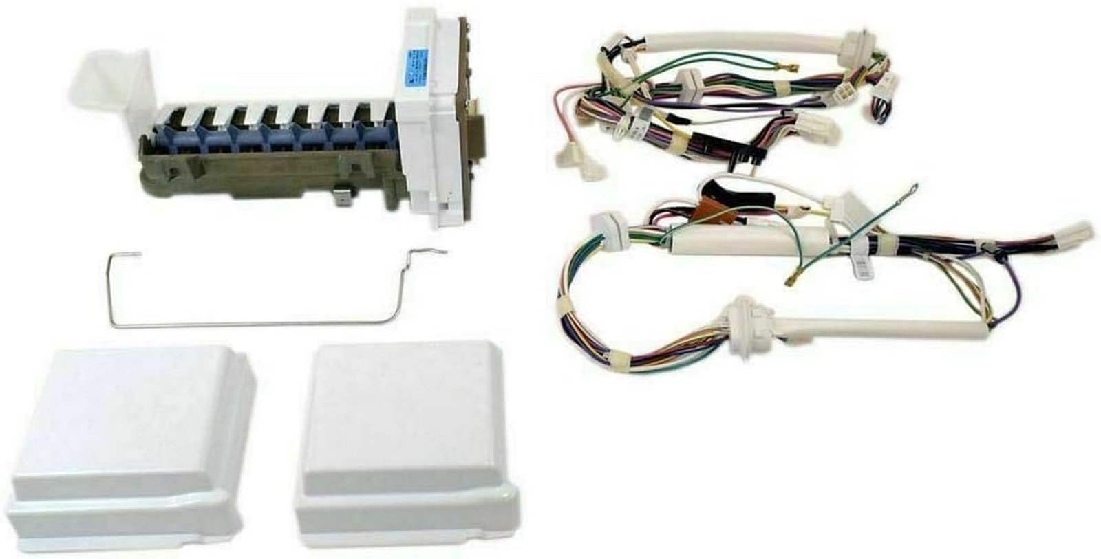 Original WPW10300024 W10882923 Refrigerator 8 Cube Ice Maker Includes 2 Wire ...
