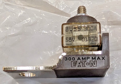 300 Amp Eaton Fuse Holder & Fuse Battery Connection Inverters Marine Home MRBF