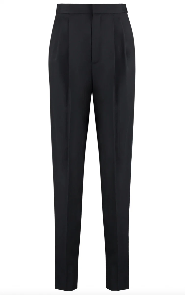Saint Laurent Wool Pants for Women for sale | eBay