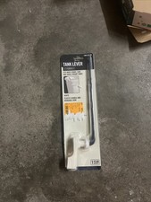Everbilt Universal Toilet Tank Lever with Plastic Handle and Arm in White