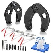 19 Pcs Hydraulic Cylinder Spanner Wrench and Hydraulic Seal Installation Tools
