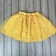 Matilda Jane Yellow Tulle Skirt Girls Size 6