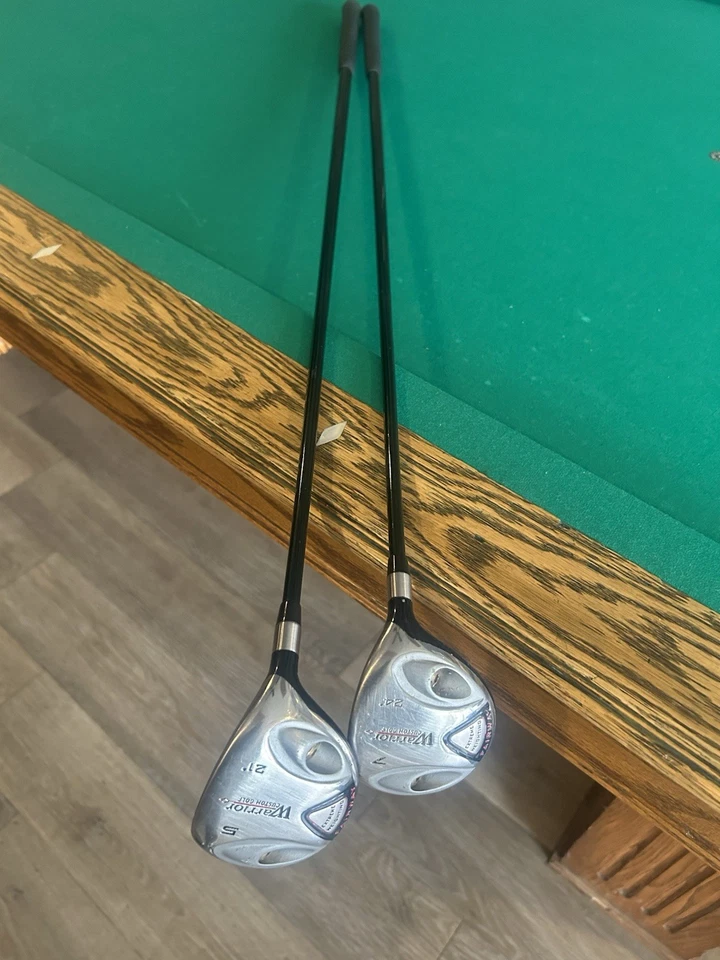 Juego de madera de calle de golf Warrior personalizado 5 FW 21* y 7 FW 24* grafito de larga distancia diestro Foto 2 de 4
