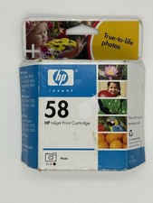 Genuine HP 58 True To Life Photo Printer Ink Cartridge Sealed