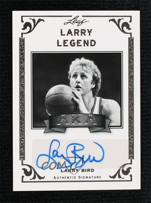 2012 Leaf Legends of Sport AKA Silver 7/10 Larry Bird #AKA-LB1 Auto HOF uk2