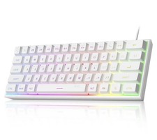 MageGee TS91 60% Wired Gaming Keyboard - QWERTY US layout - RGB Backlit 61 NEW ✅