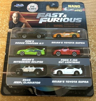 JADA Nano Hollywood Rides micro Fast & Furious 6 Pack Set B bxww