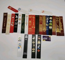 25x Vintage Leather Bookmarks Americas Bundle USA, Canada, Puerto Rico, Falkland