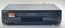 Sony SLV-N50 VHS VCR 4-Head Hi-Fi Stereo Video Cassette Recorder Tested Working