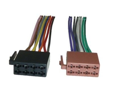 16 Pin ISO Radio Adapter - Universal Autoradio Adapter Stecker 30cm