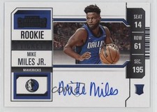 2023-24 Panini Contenders Rookie Ticket Variation Mike Miles Jr #114 Auto gp1