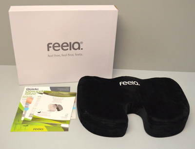 feela. Orthopädisches Sitzkissen 3 Härtegrade (Medium) Ergonomisches Sitzkissen