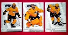 2022-23 FILIP FORSBERG JUUSE SAROS ROMAN JOSI Nashville Predators Base UD SP
