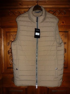 Walbusch Steppweste für Herren in dunkelbeige Gr. 48 neu