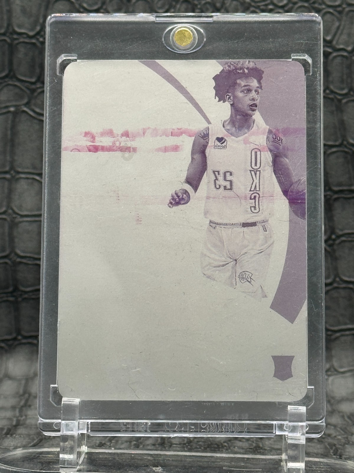 2023 Panini Tre Mann 1/1 Magenta Printing Plate RC Logoman #109 21-22 Immaculate