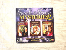 Seek Find Mysteries 2 PC CD-ROM Legacy Games Murder She Wrote, Road Trip