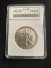 1941 Walking Liberty Half Dollar 50c Coin ANACS MS 63