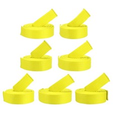 Taekwondo Colored Ranking Belts 6 Size Belts for Competition Training Yellow