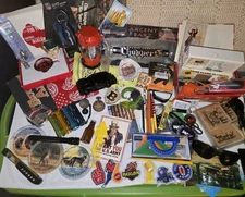 Large Mens Junk Drawer Lot~Clean Out~Vintage 2 Now Collection~Misc Various Items
