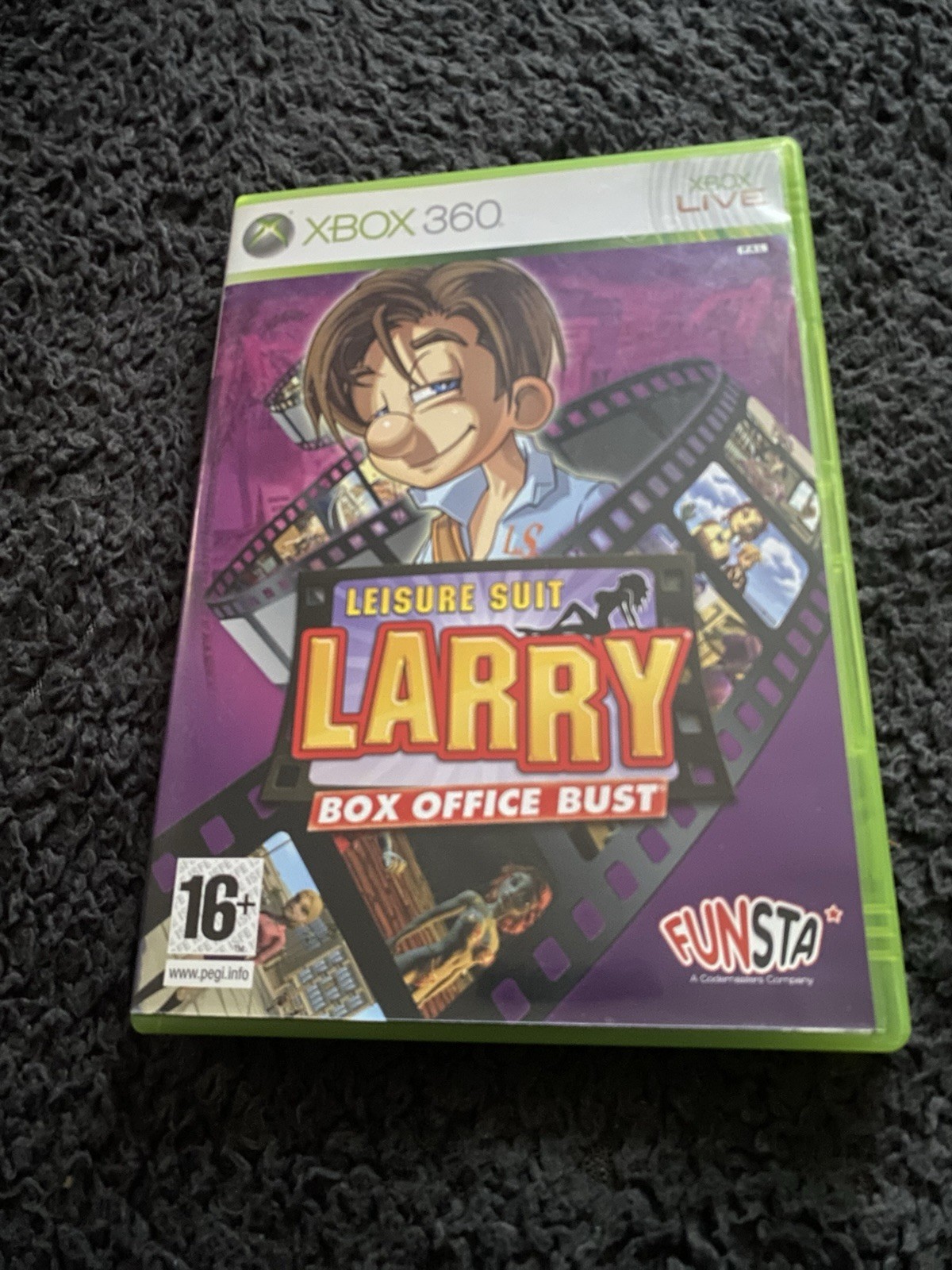 LEISURE SUIT LARRY BOX OFFICE BUST MICROSOFT XBOX 360 EDITION FR COMPLET  NOTICE