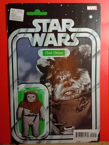 2018 Marvel Comics Star Wars Issue 51 JTC Action Figure Cover B Variant FREE SHP