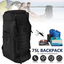 75L Rucksack Armee Trekking Wanderrucksack Sport BW Taktischer Kampfrucksack XXL