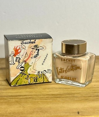 Vintage 1950's D'Orsay Intoxication Sachet Concentrate Powder Perfume New in Box