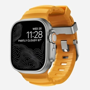 Trail Silicone Band for Apple Watch Ultra 3 2 49mm Strap 46/45/44mm S 1-11 Sport