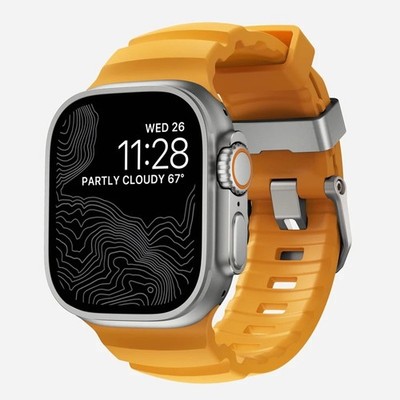 Trail Silicone Band for Apple Watch Ultra 3 2 49mm Strap 46/45/44mm S 1-11 Sport
